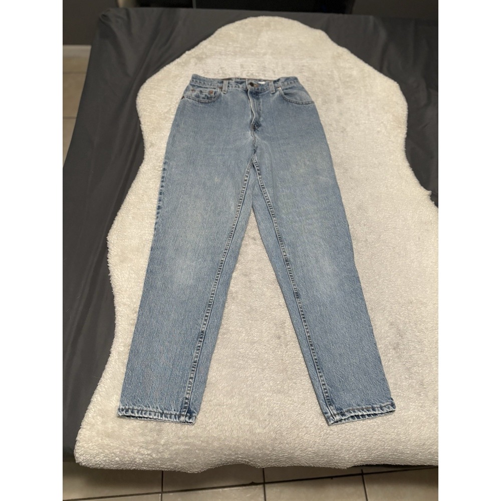 Levi's 550 Relaxed Fit Tapered Leg Jeans Size 10 R Vtg 1995 Light Wash